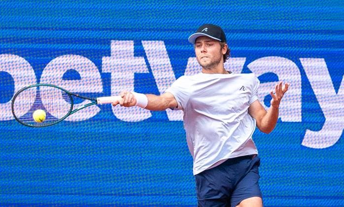 19 05 2025, ATP 500, Tennis, Men, Hamburg Open, Hamburg, 1 round, Alexander Zverev Germany Aleksandar Kovacevic USA Aleksandar Kovacevic USA Hamburg Tennis Stadium Am Rothenbaum Hamburg Germany