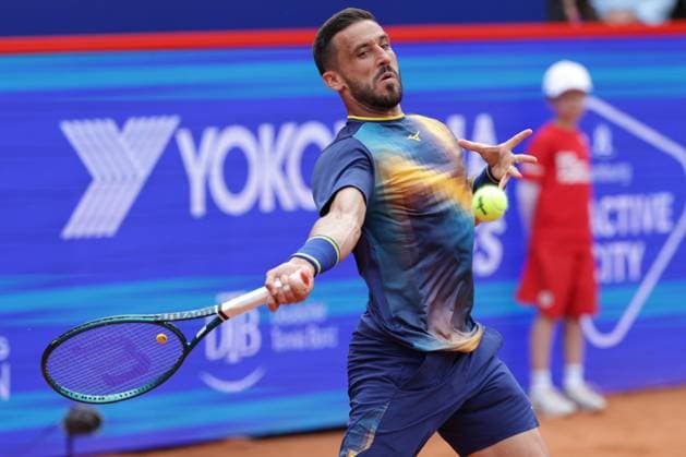 GER, Hamburg, xFSx, ATP500 Mens Tennis Tournament Bitpanda Hamburg Open 2025, Sixteenth Final 19 05 2025 Damir Dzumhup BIH plays a forehand Copyright: HMBxMedia FernandoxSoares