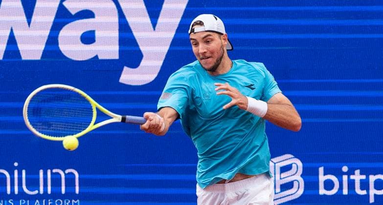 19 05 2025, ATP 500, Tennis, Men, Hamburg Open, Hamburg, 1 round, Jan Lennard Struff Germany Justin Engel Germany Jan Lennard Struff Germany Hamburg Tennis Stadium Am Rothenbaum Hamburg Germany