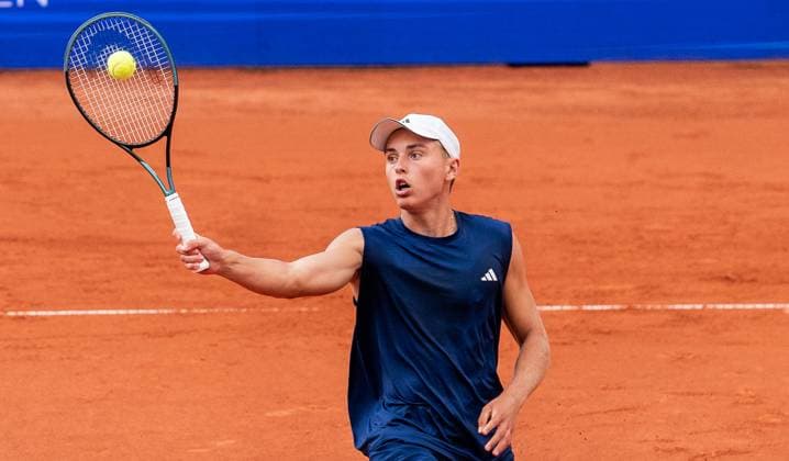19 05 2025, ATP 500, Tennis, Men, Hamburg Open, Hamburg, 1 round, Jan Lennard Struff Germany Justin Engel Germany Justin Engel Germany Hamburg Tennis Stadium Am Rothenbaum Hamburg Germany