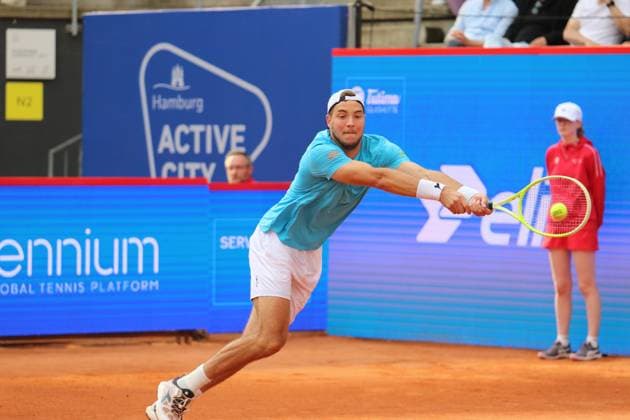 Bitpanda Hamburg Open, ATP Tournament 500, 1st round Jan Lennard Struff Germany