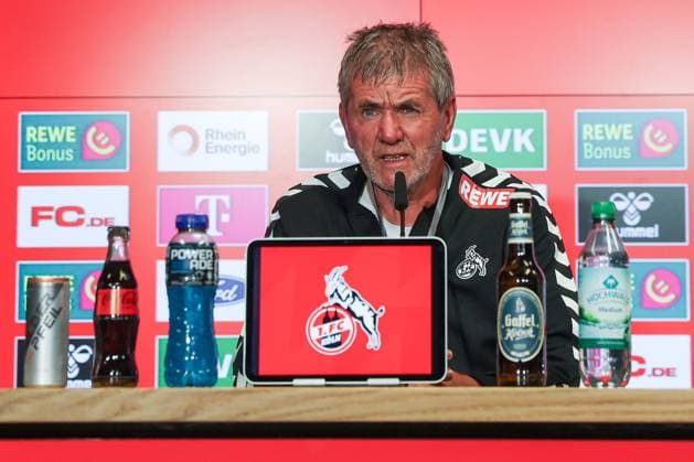 2 Bundesliga 24 25 1 FC Köln 1 FC Kaiserslautern on 18 05 2025 at RheinEnergieSTADION in Cologne Head Coach Friedhelm Funkel Koeln at the press conference MH