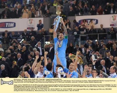 Football, Italy, SSC Napoli are cup winners