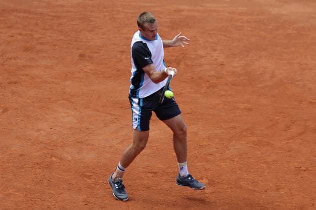 GER, Hamburg, xFSx, ATP 500 , mens tennis tournament Bitpanda Hamburg Open 2025, sixteenth final 20 05 2025 Vitaliy Sachko UKR plays a forehand Copyright: HMBxMedia FernandoxSoares