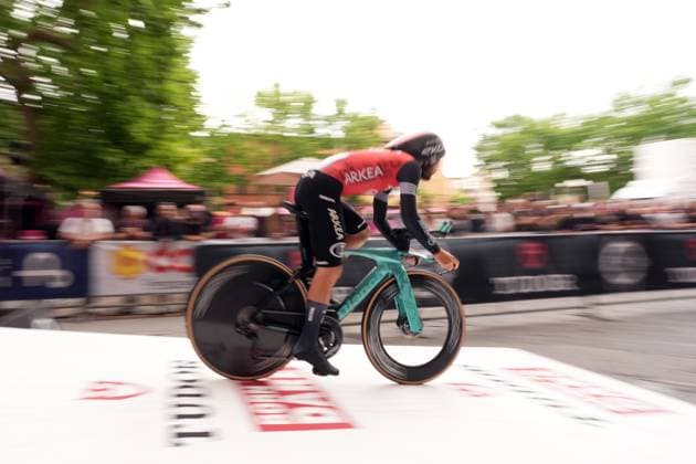 Mozzato Luca of Arkea-B&B Hotels during the stage 10 of the Giro d™Italia from Lucca to Pisa Tudor ITT (Individual Time Trial), Italy - Tuesday, May 20, 2025. - cycling.  Copyright: xMassimoxPaolone LaPressex