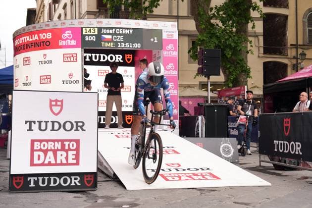 ÄaernÃ½ Josef of Soudal Quick-Step during the stage 10 of the Giro d™Italia from Lucca to Pisa Tudor ITT (Individual Time Trial), Italy - Tuesday, May 20, 2025. - cycling.  Copyright: xMassimoxPaolone LaPressex