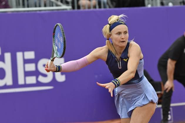 Tennis : Internationaux de Strasbourg 2025 - WTA, Tennis Damen 500 Tennis - Internationaux de Strasbourg 2025 - WTA 500 - Rebecca Sramkova - Slovenie France  Copyright: xChryslenexCaillaudx xPsnewZx