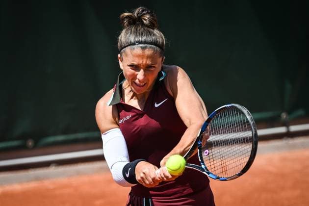 May 20, 2025, Paris, France, France: Sara ERRANI of Italy during the second qualifying day of Roland-Garros 2025, French Open 2025, Grand Slam tennis tournament at Roland-Garros Stadium on May 20, 2025 in Paris, France. Paris France - ZUMAm308 20250520_zsp_m308_041 Copyright: xMatthieuxMirvillex