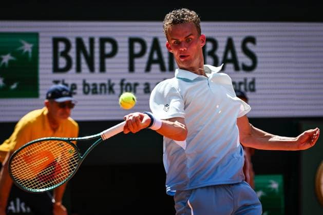 May 20, 2025, Paris, France, France: Luca VAN ASSCHE of France during the second qualifying day of Roland-Garros 2025, French Open 2025, Grand Slam tennis tournament at Roland-Garros Stadium on May 20, 2025 in Paris, France. Paris France - ZUMAm308 20250520_zsp_m308_043 Copyright: xMatthieuxMirvillex