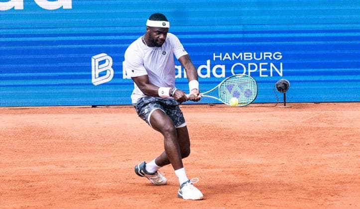 20 05 2025, ATP 500, Tennis, Men, Hamburg Open, Hamburg, 1 round, Yunchaokete Bu China Frances Tiafoe USA Frances Tiafoe USA Hamburg Tennis Stadium Am Rothenbaum Hamburg Germany