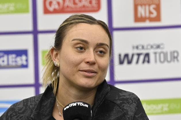 Tennis : Internationaux de Strasbourg 2025 - WTA, Tennis Damen 500 Tennis - Internationaux de Strasbourg 2025 - WTA 500 - Paola Badosa - Espagne France  Copyright: xChryslenexCaillaudx xPsnewZx