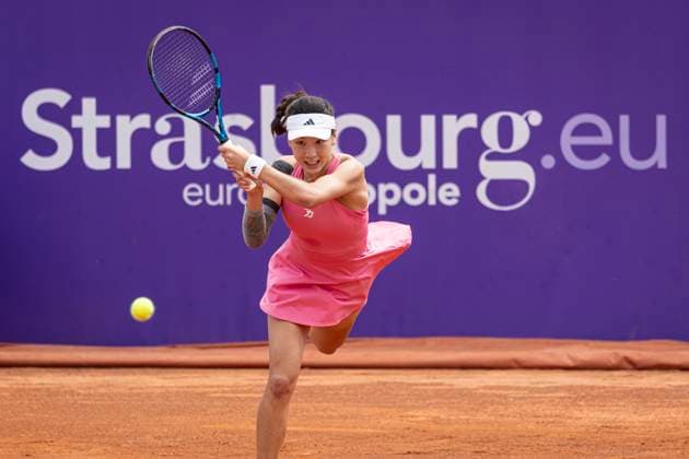 TENNIS: Internationaux de Strasbourg 20 05 2025 Court Patrice Dominguez. XINYU WANG (CHI)  Copyright: xelyxandroxcegarrax
