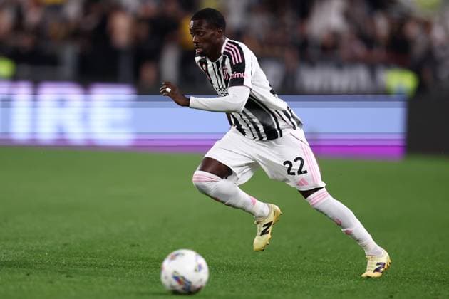 Juventus Fc - Udinese Calcio Timothy Weah of Juventus Fc in action during the Serie A match beetween Juventus Fc and Udinese Calcio at Allianz Stadium on May 18, 2025 in Turin, Italy . Torino Allianz Stadium Italy Copyright: xMarcoxCanonierox