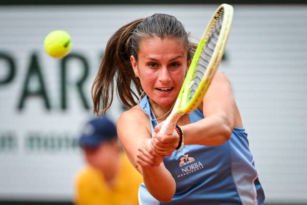May 20, 2025, Paris, France, France: Selena JANICIJEVIC of France during the second qualifying day of Roland-Garros 2025, French Open 2025, Grand Slam tennis tournament at Roland-Garros Stadium on May 20, 2025 in Paris, France. Paris France - ZUMAm308 20250520_zsp_m308_052 Copyright: xMatthieuxMirvillex