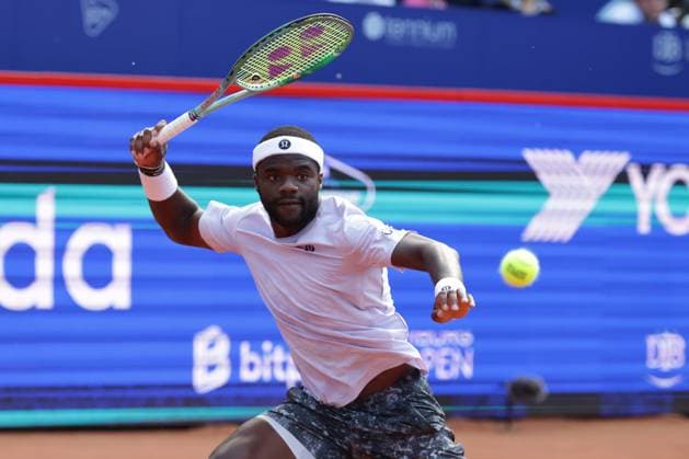 GER, Hamburg, xFSx , ATP 500 , Mens Tennis Tournament Bitpanda Hamburg Open 2025, Sixteenth Final 20 05 2025 Frances Tiafoe USA plays a forehand Copyright: HMBxMedia FernandoxSoares