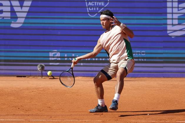 GER, Hamburg, xFSx , ATP 500 , Mens Tennis Tournament Bitpanda Hamburg Open 2025, Sixteenth Final 20 05 2025 Yunchaokete Bu CHN plays a forehand Copyright: HMBxMedia FernandoxSoares