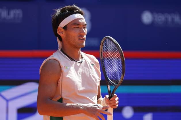GER, Hamburg, xFSx , ATP 500 , Mens Tennis Tournament Bitpanda Hamburg Open 2025, Sixteenth Final 20 05 2025 Yunchaokete Bu CHN disappointed, disappointed looking, dissapointed, sad, frustrated, frustrated, frustrated Copyright: HMBxMedia FernandoxSoares