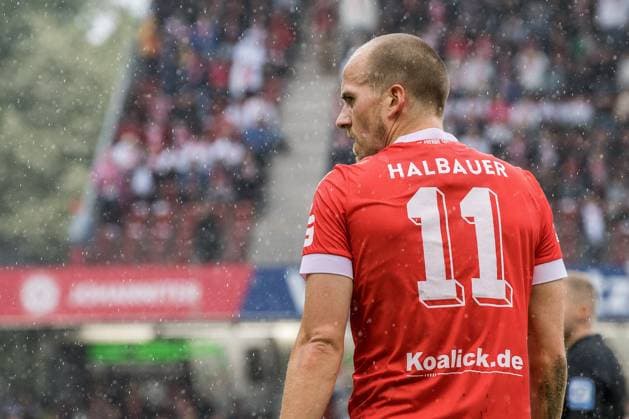 Cottbus, Germany 17 May 2025 3 Liga 2024 2025 FC Energie Cottbus vs FC Ingolstadt In the picture Phil Halbauer Energie Cottbus DFB regulations prohibit any use of photographs as image sequences and or quasi video LEAG Energie Stadion Brandenburg Copyright: xFotostandx xWeilandx