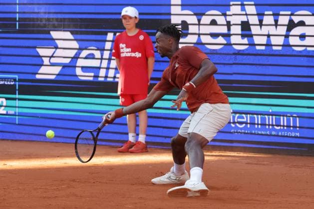 GER, Hamburg, xFSx , ATP 500 , Mens Tennis Tournament Bitpanda Hamburg Open 2025, Sixteenth Final 20 05 2025 Gael Monfils FRA plays a forehand Copyright: HMBxMedia FernandoxSoares