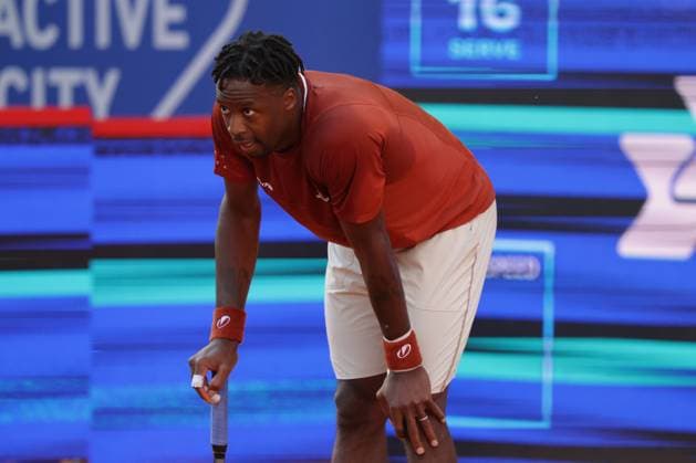 GER, Hamburg, xFSx , ATP 500 , Mens Tennis Tournament Bitpanda Hamburg Open 2025, Sixteenth Final 20 05 2025 Gael Monfils FRA disappointed, looking disappointed, dissapointed, sad, frustrated, frustrated, frustrated Copyright: HMBxMedia FernandoxSoares