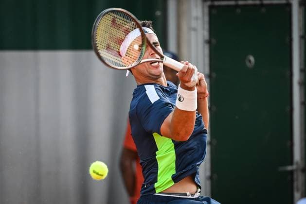 May 20, 2025, Paris, France, France: Pol Martin TIFFON of Spain during the second qualifying day of Roland-Garros 2025, French Open 2025, Grand Slam tennis tournament at Roland-Garros Stadium on May 20, 2025 in Paris, France. Paris France - ZUMAm308 20250520_zsp_m308_061 Copyright: xMatthieuxMirvillex