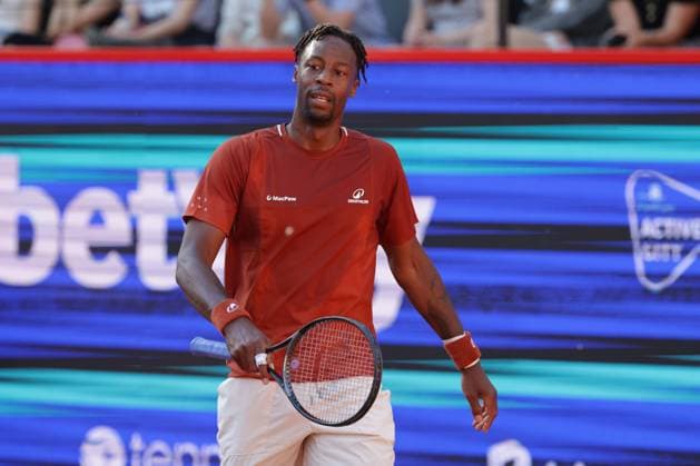 GER, Hamburg, xFSx , ATP 500 , Mens Tennis Tournament Bitpanda Hamburg Open 2025, Sixteenth Final 20 05 2025 Gael Monfils FRA disappointed, looking disappointed, dissapointed, sad, frustrated, frustrated, frustrated Copyright: HMBxMedia FernandoxSoares
