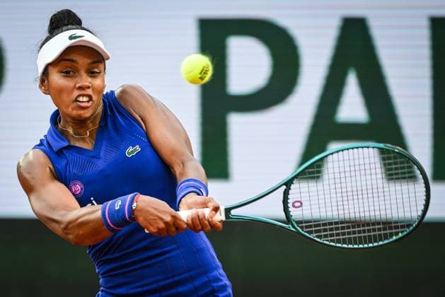 May 20, 2025, Paris, France, France: Tessah ANDRIANJAFITRIMO of France during the second qualifying day of Roland-Garros 2025, French Open 2025, Grand Slam tennis tournament at Roland-Garros Stadium on May 20, 2025 in Paris, France. Paris France - ZUMAm308 20250520_zsp_m308_070 Copyright: xMatthieuxMirvillex