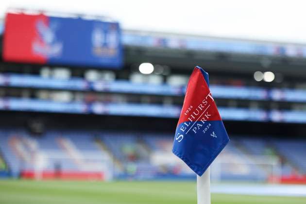 20th May 2025; Selhurst Park, Selhurst, London, England; Premier League Football, Crystal Palace versus Wolverhampton Wanderers; a detailed view of the corner flag before kick off  ActionPlus12791027 HenningxVonxJagow
