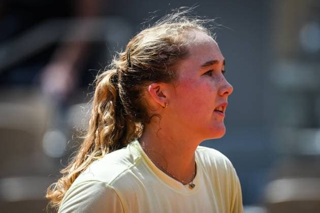 May 20, 2025, Paris, France, France: Mirra ANDREEVA of Russia during a training session of Roland-Garros 2025, French Open 2025, Grand Slam tennis tournament at Roland-Garros Stadium on May 20, 2025 in Paris, France. Paris France - ZUMAm308 20250520_zsp_m308_088 Copyright: xMatthieuxMirvillex