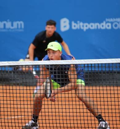 ATP 500, Bitpanda Hamburg Open, 1 round in doubles Justin Engel v and Max Hans Rehberg h