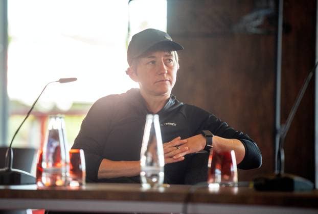 Football, 2024 2025 season, press conference of the women and men at 1 FC Union Berlin, coach Ailien Poese, 21 05 2025, Copyright: xMatthiasxKochx