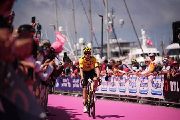Affini Edoardo of Team Visma Lease A Bikeduring the stage 11 of the Giro d™Italia from Viareggio to Castelnovo ne Monti, Italy - Wednesday, May 21, 2025. - cycling.  Copyright: xMarcoxAlpozzi LaPressex