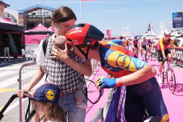 Konrad Patrick of Lidl-Trek during the stage 11 of the Giro d™Italia from Viareggio to Castelnovo ne Monti, Italy - Wednesday, May 21, 2025. - cycling.  Copyright: xMassimoxPaolone LaPressex