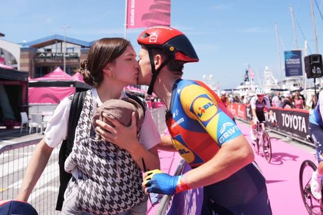 Konrad Patrick of Lidl-Trek during the stage 11 of the Giro d™Italia from Viareggio to Castelnovo ne Monti, Italy - Wednesday, May 21, 2025. - cycling.  Copyright: xMassimoxPaolone LaPressex