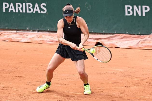 Tamara Korpatsch, GER, during qualifying round of 2025 French Open at Roland Garros, Paris, 21 05 2025
