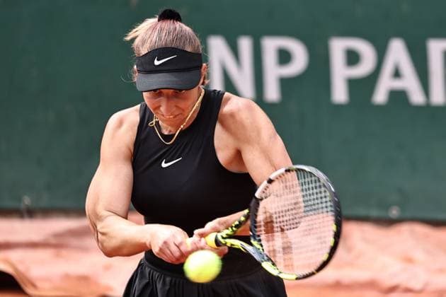 Tamara Korpatsch, GER, during qualifying round of 2025 French Open at Roland Garros, Paris, 21 05 2025