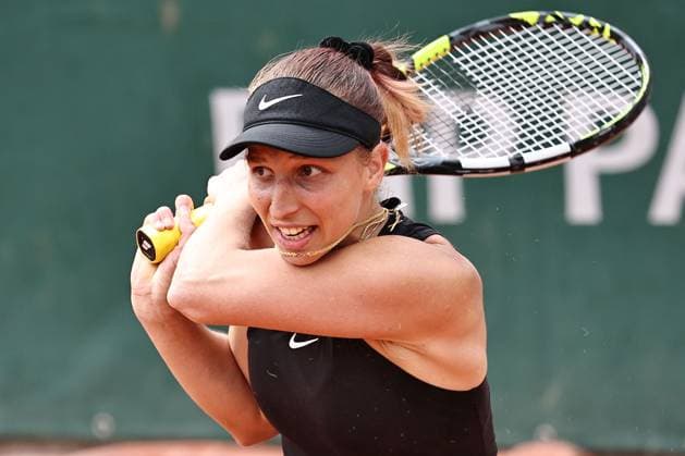 Tamara Korpatsch, GER, during qualifying round of 2025 French Open at Roland Garros, Paris, 21 05 2025