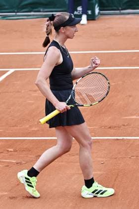 Tamara Korpatsch, GER, during qualifying round of 2025 French Open at Roland Garros, Paris, 21 05 2025