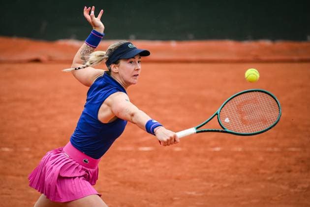 May 21, 2025, Paris, France, France: Nina STOJANOVIC of Croatia during the third qualifying day of Roland-Garros 2025, French Open 2025, Grand Slam tennis tournament at Roland-Garros Stadium on May 21, 2025 in Paris, France. Paris France - ZUMAm308 20250521_zsp_m308_014 Copyright: xMatthieuxMirvillex