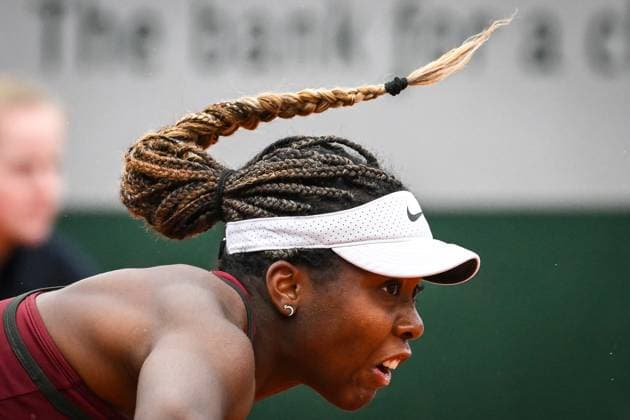 May 21, 2025, Paris, France, France: Daphnee MPETSHI PERRICARD of France during the third qualifying day of Roland-Garros 2025, French Open 2025, Grand Slam tennis tournament at Roland-Garros Stadium on May 21, 2025 in Paris, France. Paris France - ZUMAm308 20250521_zsp_m308_028 Copyright: xMatthieuxMirvillex