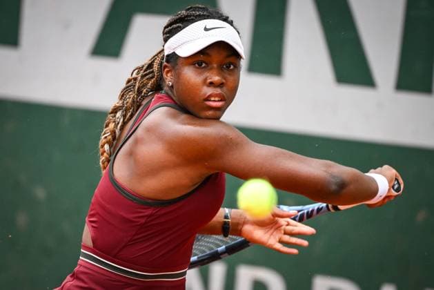 May 21, 2025, Paris, France, France: Daphnee MPETSHI PERRICARD of France during the third qualifying day of Roland-Garros 2025, French Open 2025, Grand Slam tennis tournament at Roland-Garros Stadium on May 21, 2025 in Paris, France. Paris France - ZUMAm308 20250521_zsp_m308_029 Copyright: xMatthieuxMirvillex