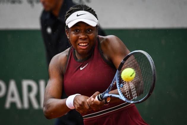 May 21, 2025, Paris, France, France: Daphnee MPETSHI PERRICARD of France during the third qualifying day of Roland-Garros 2025, French Open 2025, Grand Slam tennis tournament at Roland-Garros Stadium on May 21, 2025 in Paris, France. Paris France - ZUMAm308 20250521_zsp_m308_031 Copyright: xMatthieuxMirvillex