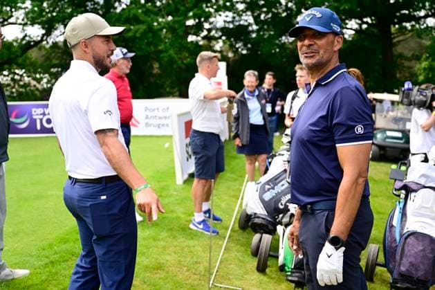 ProAm Soudal Open Golf SCHILDE, BELGIUM - MAY 21 : Eden Hazard and Ruud Gullit pictured during the Soudal Open ProAm Golf (DP World Tour event) on May 21, 2025 in Schilde, Belgium, 21 05 2025 Schilde Belgium  Copyright: xPeterxDexVoechtx