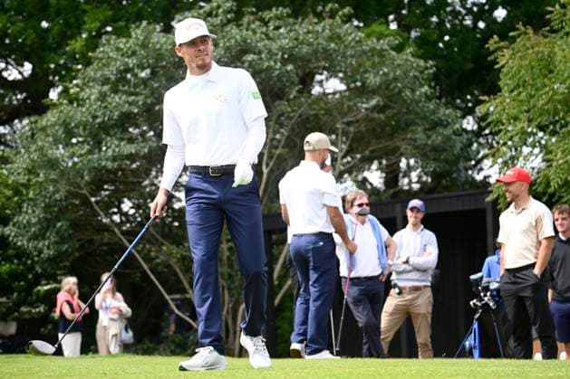 ProAm Soudal Open Golf SCHILDE, BELGIUM - MAY 21 : Thorgan Hazard pictured during the Soudal Open ProAm Golf (DP World Tour event) on May 21, 2025 in Schilde, Belgium, 21 05 2025 Schilde Belgium  Copyright: xPeterxDexVoechtx