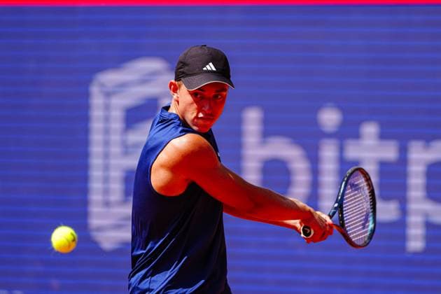 Justin Engel GER GER, Andrey Rublev RUS vs Justin Engel GER , Tennis, ATP 500, Bitpanda Hamburg Open, Round of 16, 21 05 2025 GER, Andrey Rublev RUS vs Justin Engel GER , Tennis, ATP 500, Bitpanda Hamburg Open, Round of 16, 21 05 2025 Hamburg Copyright: xEibner-Pressefoto MarcelxvonxFehrnx EP_MFN