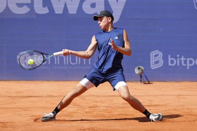 GER, Hamburg, xFSx , ATP 500 , Mens Tennis Tournament Bitpanda Hamburg Open 2025, Round of 16 21 05 2025 Justin Engel GER plays a forehand Copyright: HMBxMedia FernandoxSoares