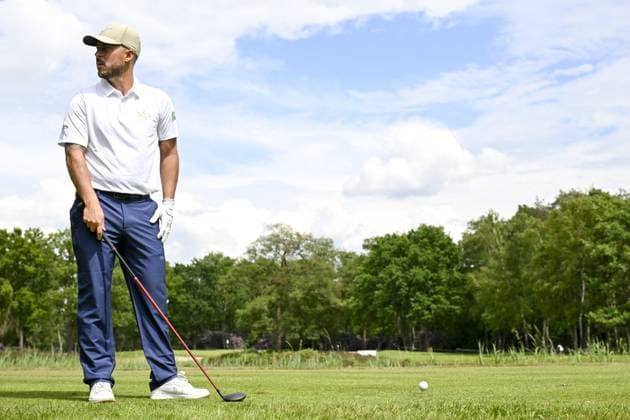 Eden Hazard pictured during the 2025 Soudal Open DP World Tour golf tournament, in Schilde, Wednesday 21 May 2025. From May 22 to 25, Rinkven Golf Club in Schilde will host the fourth edition of the Soudal Open, the Belgian leg of the DP World Tour. DIRKxWAEM  x124631040x