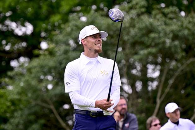 Thorgan Hazard pictured during the 2025 Soudal Open DP World Tour golf tournament, in Schilde, Wednesday 21 May 2025. From May 22 to 25, Rinkven Golf Club in Schilde will host the fourth edition of the Soudal Open, the Belgian leg of the DP World Tour. DIRKxWAEM  x124631413x