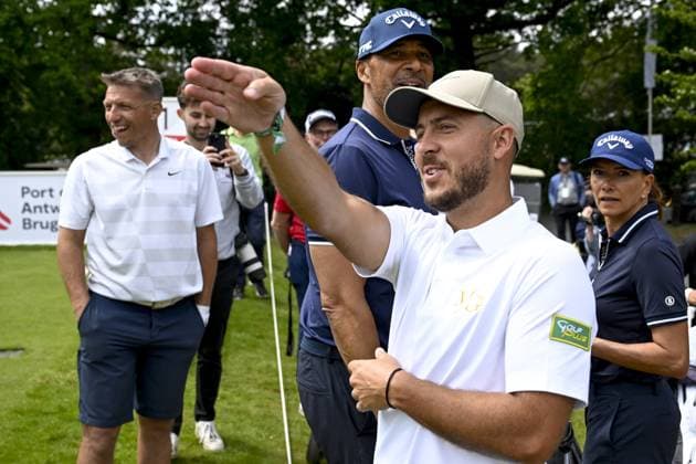 Eden Hazard pictured during the 2025 Soudal Open DP World Tour golf tournament, in Schilde, Wednesday 21 May 2025. From May 22 to 25, Rinkven Golf Club in Schilde will host the fourth edition of the Soudal Open, the Belgian leg of the DP World Tour. DIRKxWAEM  x124631431x