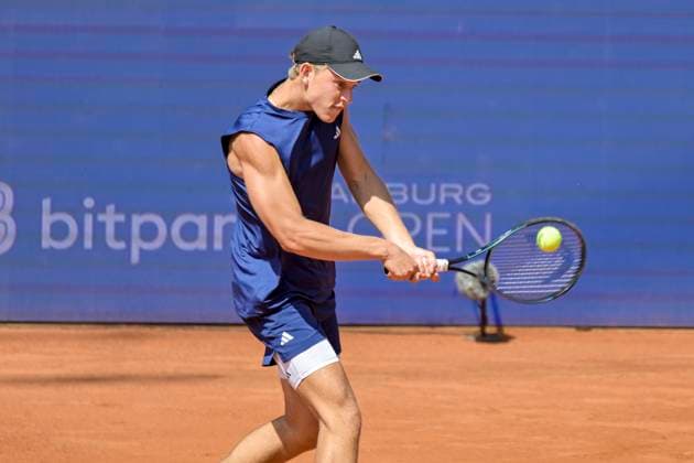 Justin Engel GER 21 05 2025 Tennis Hamburg Open ATP 500, Tennis Stadium am Rothenbaum, Hamburg, Copyright: xpepphotox xPeterxEppingerx pep00321, pep_20250521_hm_45890